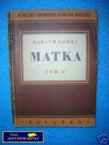 MATKA TOM II - M.Gorki - 2822532496