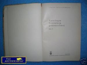 ANTOLOGIA LITERATURY POWSZECHNEJ TOM I - L.Eustach - 2822532744