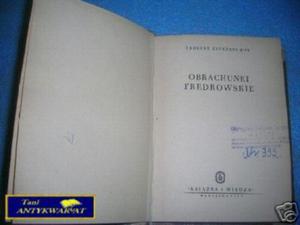 OBRACHUNKI FREDROWSKIE - T.eleski-Boy - 2822532820