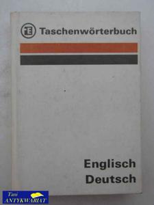 TASCHENWORTERBUCH ENGLISH - DEUTCH - 2822513146