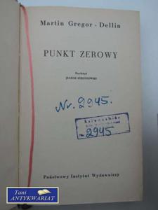 PUNKT ZEROWY-M.Gregor-Dellin