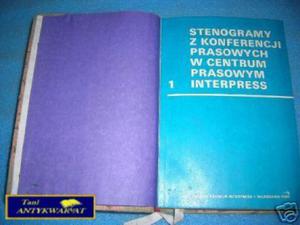 STENOGRAMY Z KONFERENCJI PRASOWYCH W CENTR.PRASOWY - 2822533699