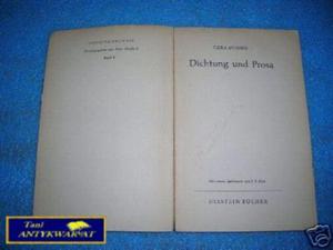 DICHTUNG UND PROSA - E.Pound - 2822534218