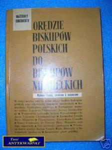 ORDZIE BISKUPW POLSKICH DO BISKUPW NIEMIECKI - 2822534820