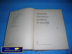 HISTORIA LITERATURY POLSKIEJ W ZARYSIE -Praca zbio - 2822535841