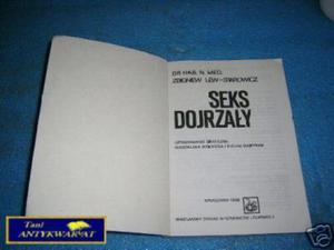 SEKS DOJRZAY - Z.Lew-Starowicz - 2822536780