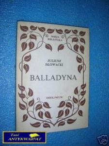 BALLADYNA - J.Sowacki