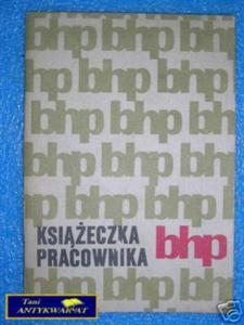BHP- KSIECZKA PRACOWNIKA - 2822537432