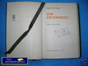 SYN CZOWIECZY - A.Roa Bastos