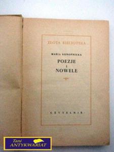 POEZJE I NOWELE Maria Konopnicka - 2822541357