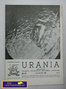 URANIA NR 11 LISTOPAD 1986 - 2822541384