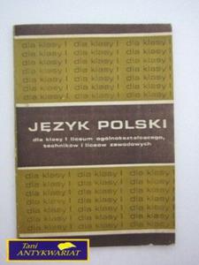 JZYK POLSKI DLA KLASY I LICEUM - 2822541990