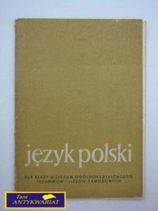 JZYK POLSKI DLA KLASY III LICEUM - 2822541991