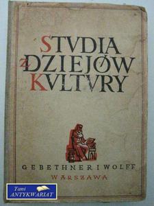 STUDIA Z DZIEJW KULTURY - 2822543877