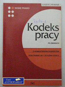 KODEKS PRACY - 2822544035