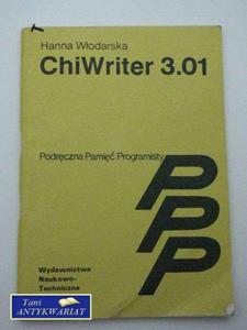 CHIWRITER 3.01-podrczna pami programisty - 2822544103