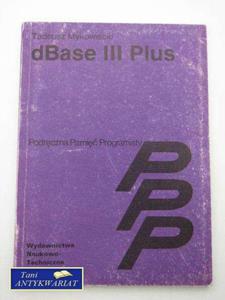 dBASE 3 PLUS-PODRCZNA PAMI PROGRAMISTY - 2822544104