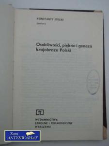 OSOBLIWOCI, PIKNO I GENEZA KRAJOBRAZU POLSKI