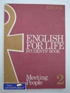 ENGLISH FOR LIFE 2, MEETING PEOPLE - 2822545161