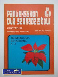 Panleksykon dla Szaradzistw, terminologia botaniczna - 2858291998