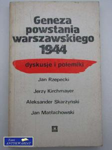 GENEZA POWSTANIA WARSZAWSKIEGO 1944 - 2822546488