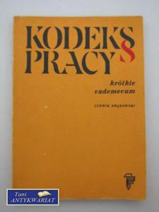 KODEKS PRACY KRTKIE VADEMECUM - 2822546780