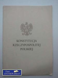 KONSTYTUCJA RZECZYPOSPOLITEJ POLSKIEJ - 2822547217