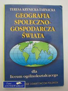 GEOGRAFIA SPOECZNO - GOSPODARCZA WIATA