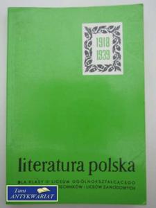 LITERATURA POLSKA 1918-1939 - 2858292543