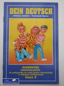 DEIN DEUTSCH SOWNICZEK NIEMIECKO-POLSKI KLASA V - 2822548667