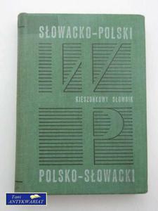 KIESZONKOWY SOWNIK POLSKO- SOWACKI; SOWACKO- POLSKI