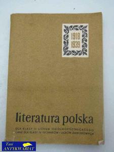 LITERATURA POLSKA 1918- 1939 - 2822514782