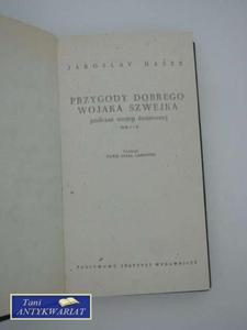 PRZYGODY DOBREGO WOJAKA SZWEJKA tom 1 i 2 - 2822549691