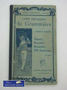 L'ANNEE PREPARATOIRE DE GRAMMAIRE - 2822549731