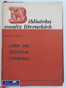 LORD JIM JOSEPHA CONRADA- analiza - 2822550182