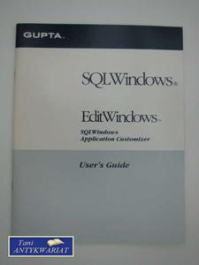 SQL WINDOWS USER'S GUIDE - 2822550423