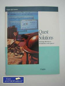 QUEST SOLUTIONS/PROBLEMS WITH QUEST - 2822550460