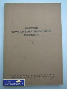 ROCZNIK TOWARZYSTWA NAUKOWEGO POCKIEGO IV - 2822550748