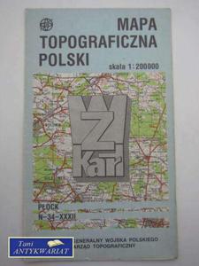 MAPA TOPOGRAFICZNA POLSKI POCK - 2822551138