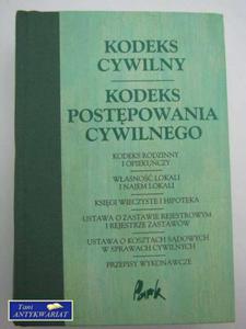 KODEKS CYWILNY I KODEKS POSTPOWANIA CYWILNEGO - 2822551324