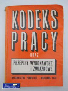 KODEKS PRACY - 2822551832