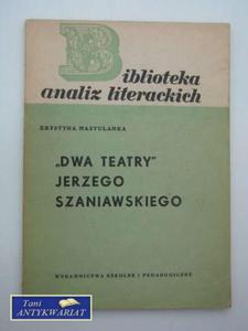 DWA TEATRY JERZEGO SZENIAWSKIEGO - 2822552002