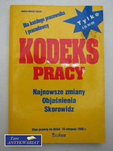 KODEKS PRACY stan na 16 sierpnia 1995 - 2822552055