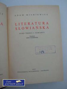 DZIEA TOM XI LITERATURA SOWIASKA KURS TRZECI I CZWAR - 2822552372