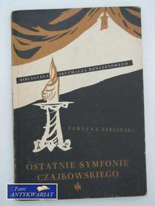 OSTATNIE SYMFONIE CZAJKOWSKIEGO - 2858293367