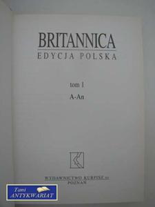 BRITANNICA EDYCJA POLSKA TOM I - 2858293409