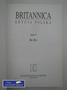 BRITANNICA EDYCJA POLSKA TOM IV - 2858293410