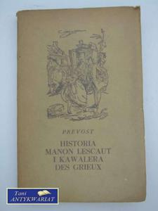 HISTORIA MANON LESCAUT I KAWALERA DES GRIEUX - 2822553331