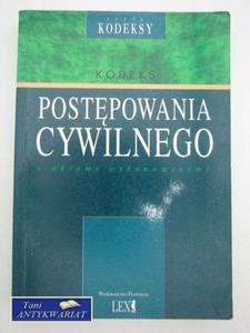 KODEKS POSTPOWANIA CYWILNEGO - 2822554871