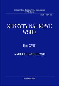 Zeszyty Naukowe WSHE, t. XVIII, Nauki Pedagogiczne - 2860816128